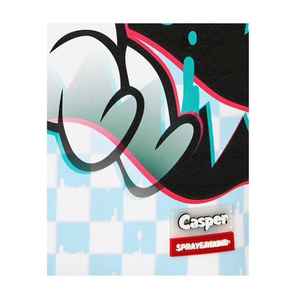Sprayground Casper Fade Away Backpack New Black School Bookbag Travel Bag